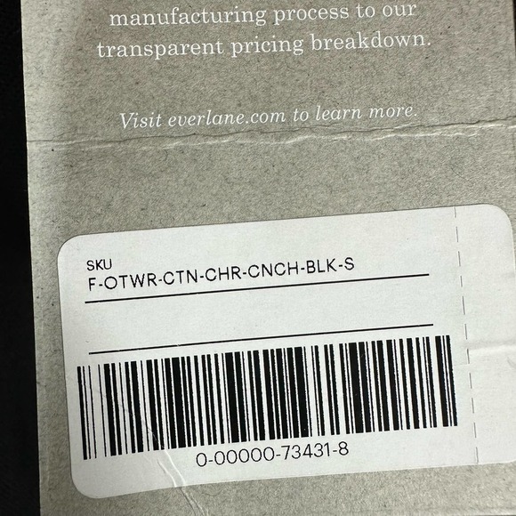 Everlane Women The Cinchable Chore Jacket Size Small Black - Picture 7 of 14